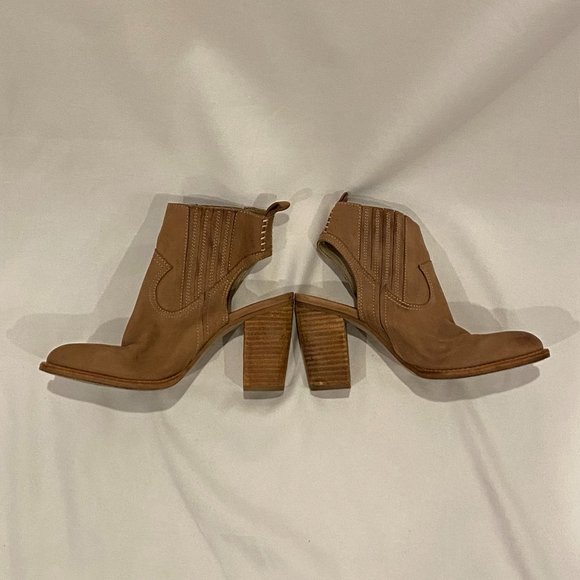 Dolce Vita Women's Heeled Boots Brown Leather Size 7.5 - Picture 4 of 5